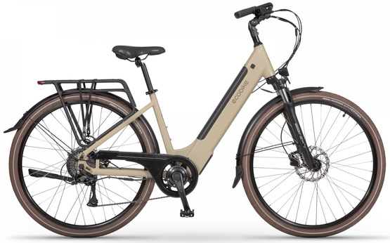 Ecobike rower elektryczny X-CITY Cappucino V2 L 28 19"  bez baterii