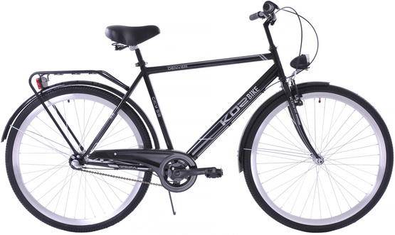 Rower męski miejski Kozbike DENVER 28 (21") 3S czarny (K13,K14)