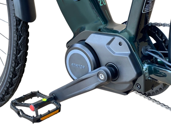 Barton M100 Men 28" 720 Wh 20" zielony rower elektryczny