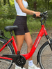 Rower Elektryczny 28" Camax Explora 52 cm 375 Wh Tesla Red Centralny silnik