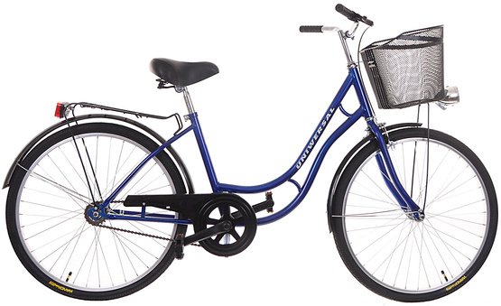 Rower miejski 28 Uniwersal Retro tajw. granatowy