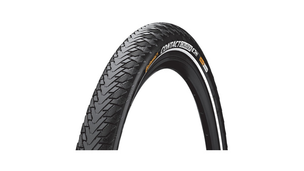 Opona rowerowa CONTINENTAL 28x2,0 Contact Cruiser Czarna/Reflex Drut