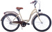 (K23) Rower miejski 28 damski Kozbike 28 S3 kremowo-brązowy