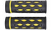 Chwyty rowerowe Prox GP-48A żółto-czarne 95mm krótkie