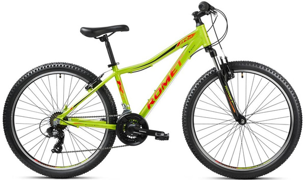 Romet Rambler R6.0 JR 26(17") M limonkowo-czarno-czerwony