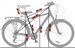 Rower trekkingowy 28 Fuzlu Escape 1.0 Men (20") grafit/czarny/czarny połysk  