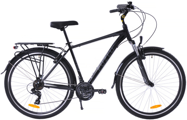 Rower trekkingowy 28 Fuzlu Core Men amor. (20") czarny/srebrny/srebrny połysk