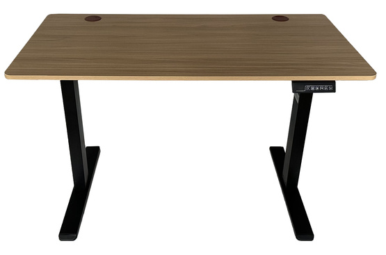 Biurko regulowane VertiGo RXD1-3-2RR czarno-brązowe 120x60 cm Wysokość: 71-120 cm