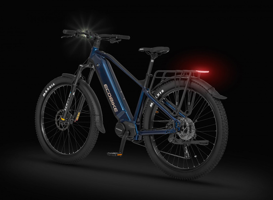 EcoBike rower elektryczny RX500 BLUE SUV 21 CAN + bateria 20 Ah