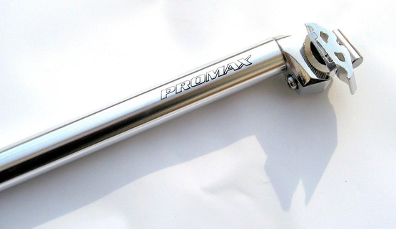 Wspornik siodła Promax 30,4x350 srebrny