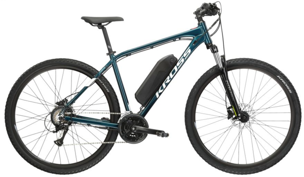 ROWER ELEKTRYCZNY KROSS HEXAGON BOOST ZZ S(17") 29 TURKUSOWY BIAŁY POŁYSK