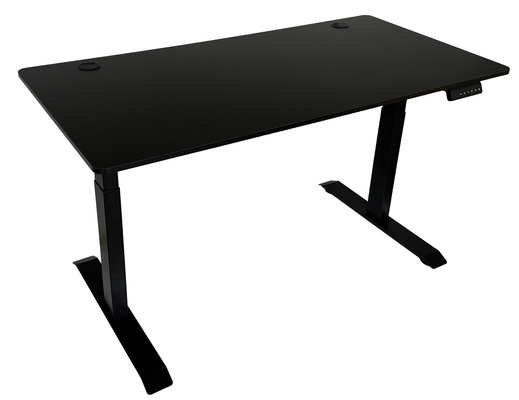 Biurko regulowane VertiGo Dual RXD2-3-3RR czarne 140x70 cm Wysokość: 71-120 cm