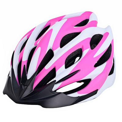 Kask rowerowy ProX Thumb rozm. M (55-58 cm.) biało-rózowy