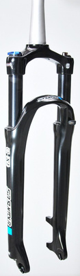 Amortyzator 29" SR Suntour X1 XCR skok 100, ahead tapered 25cm, spr, blok, na goleni, os 9mm, dysk, czarny