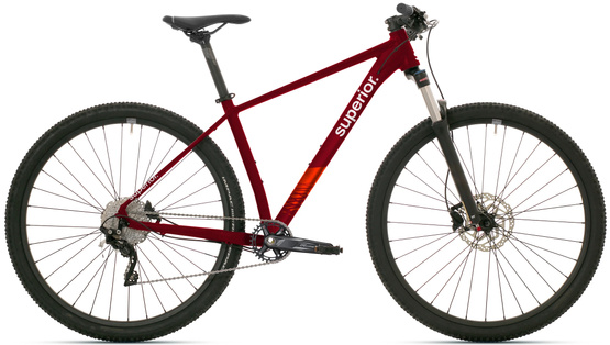 Superior XC 6.9 29 (20") matte dark red rower