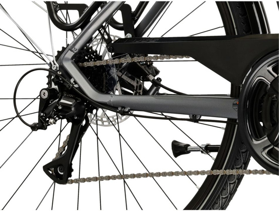 KROSS TRANS 4.0 M L(21") 28 rower SZARY CZARNY MATOWY (B10)