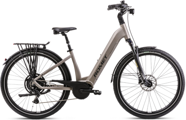 Rower elektryczny Romet e-Modeco URB 2.0 28 M(17") 540WH szampański/czarny