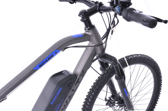 Rower elektryczny WALTX Spark 1 26 MTB unisex szaro-niebieski