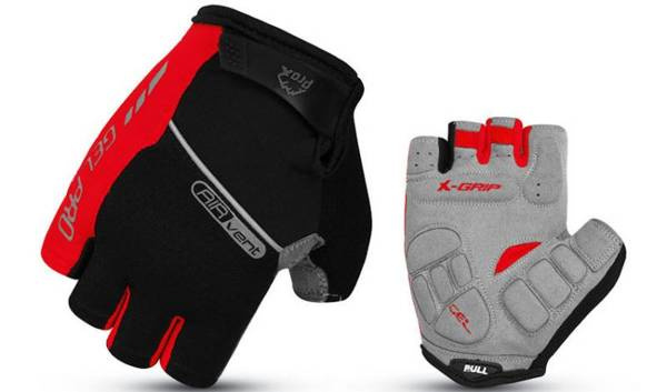 Rękawiczki Prox krótkie Selected czerwone XL gel pro, air vent