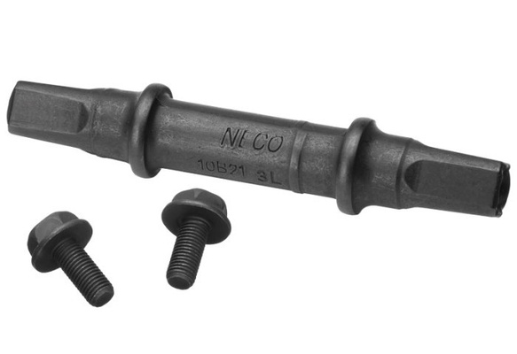 Oś mechanizmu korbowego OSS-3S  CrMo, KW, śruba, L 124,5mm