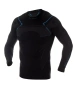 Bluza męska Brubeck Thermo czarny/niebieski XL
