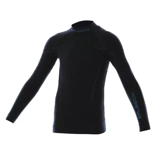 Bluza męska Brubeck Thermo Junior czarny 140/146 LS13640