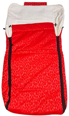 ŚPIWÓR DO SANEK SANK71 CZERWONY WZÓR Z BIAŁYM MISIEM