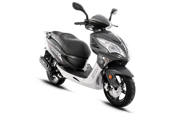 Skuter FALCON 125 2023 grafitowo-biały