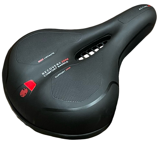 Siodło rowerowe z otworem 255 x 180 mm