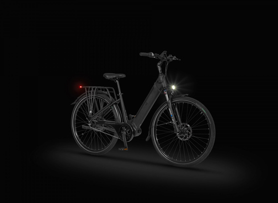 Ecobike rower elektryczny LX 17 czarny V2