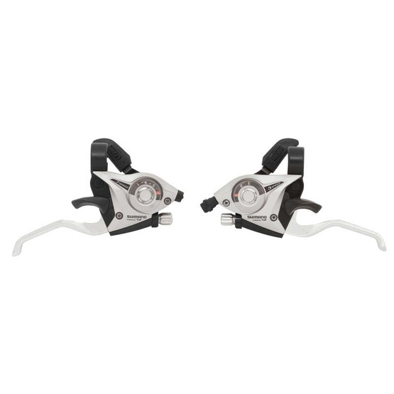 Klamkomanetki Dźwignie kpl przerzutki/ hamulca 3x7 V-brake, srebna SHIMANO AltusSTEF51