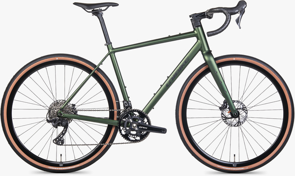 Unibike Geos 49 zielony gravel rower 24 biegi