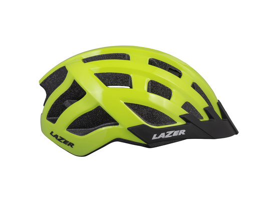Kask Lazer Comp DLX Flash Yellow Uni +Siatka +LED 54-61cm
