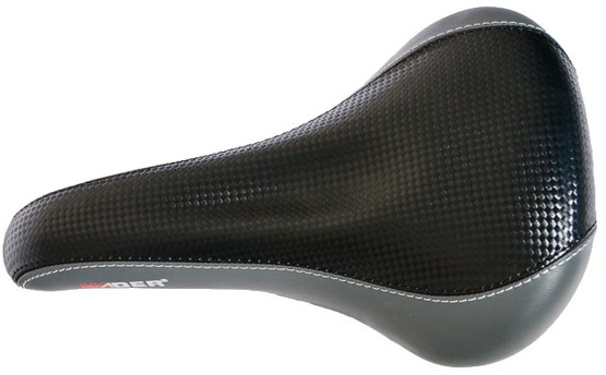 Siodło rowerowe Vader VD-636 czarno-szare
