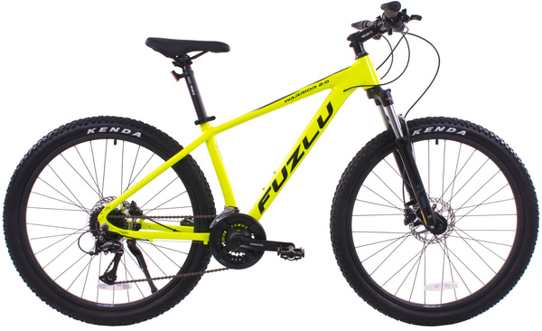 Rower górski Fuzlu Warrior 2.0 27,5” 16" Limonkowo-czarny połysk 