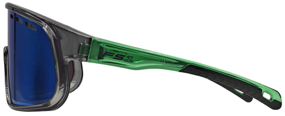 Okulary TRH-102-5 transparent grey/grenn black PC