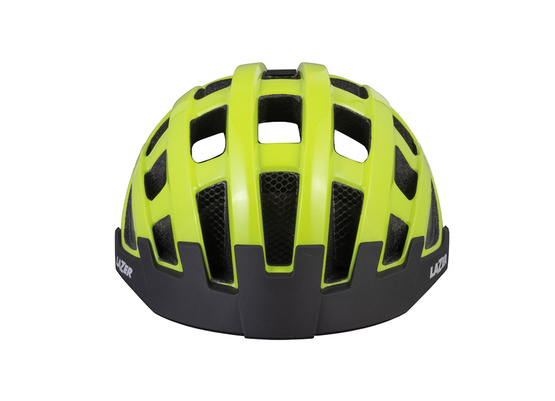Kask Lazer Comp DLX Flash Yellow Uni +Siatka +LED 54-61cm