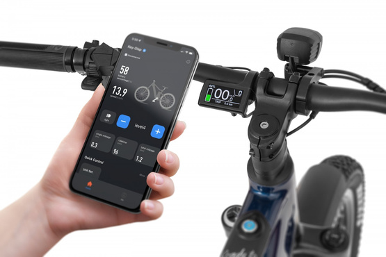 EcoBike rower elektryczny RX500 BLUE SUV 21 CAN + bateria 20 Ah