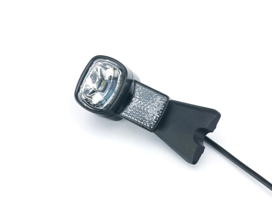 Lampa przednia SATE-LITE C9 na dynamo/E-bike, 30Lux,6V-58V, IPX6, przewód 20cm