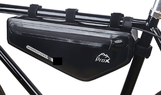 Sakwa rowerowa ProX na ramę Alaska 101 czarna waterproof series