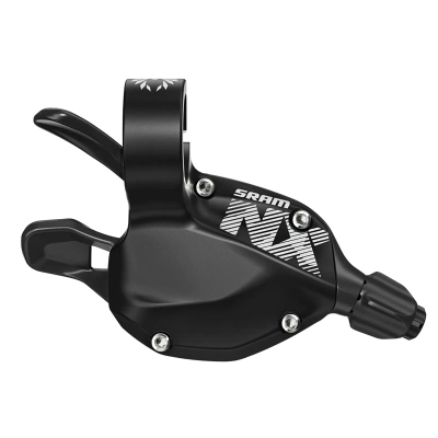 Manetka rowerowa SRAM NX eagle 12-rz prawa, czarna z zaciskiem dyskretny