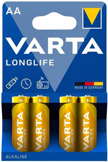 Bateria LR6 Varta Longlife 1,5V 1500