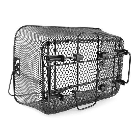 Koszyk metalowy na bagażnik 38-26-25 cm HT-203