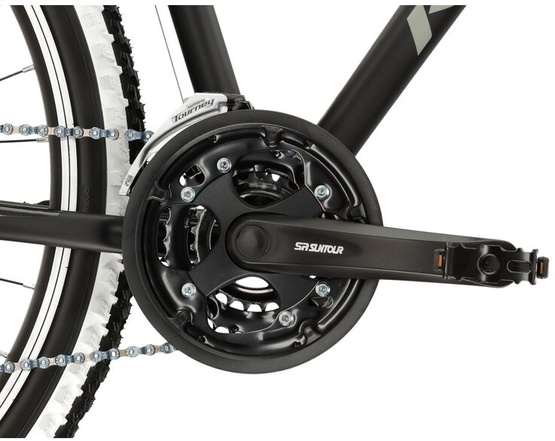 Kross Esprit 1 M 27 M(19") rower czarny/czerwony/grafitowy mat (1P,NW,B1)