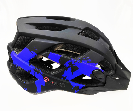 Kask rowerowy PNY-24 czarno/niebieski mat rozm. M (55-58cm) AVO