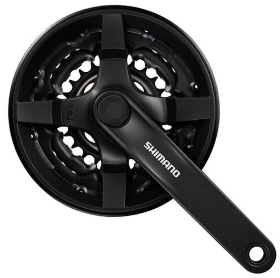 Mechanizm korbowy SHIMANO Tourney FC-TY301 6/7/8rz czarny 170mm 48/38/28T