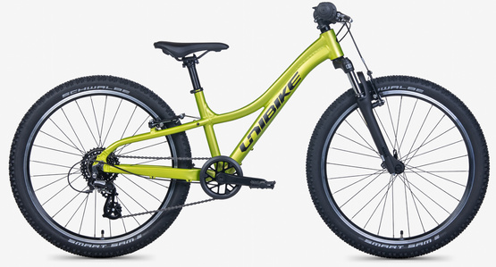 Unibike Smart 24 12" limonkowy rower