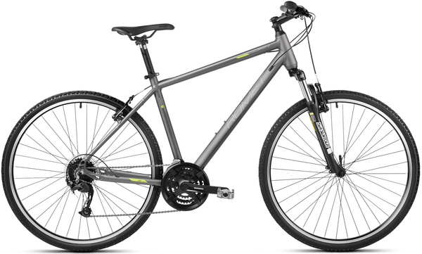 Rower Romet Orkan 3M Lite 28 M(18") grafitowo-limonkowy