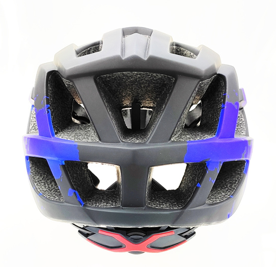 Kask rowerowy PNY-24 czarno/niebieski mat rozm. M (55-58cm) AVO