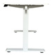 Biurko regulowane VertiGo RXD1-3-2RR białe 120x60 cm Wysokość: 71-120 cm